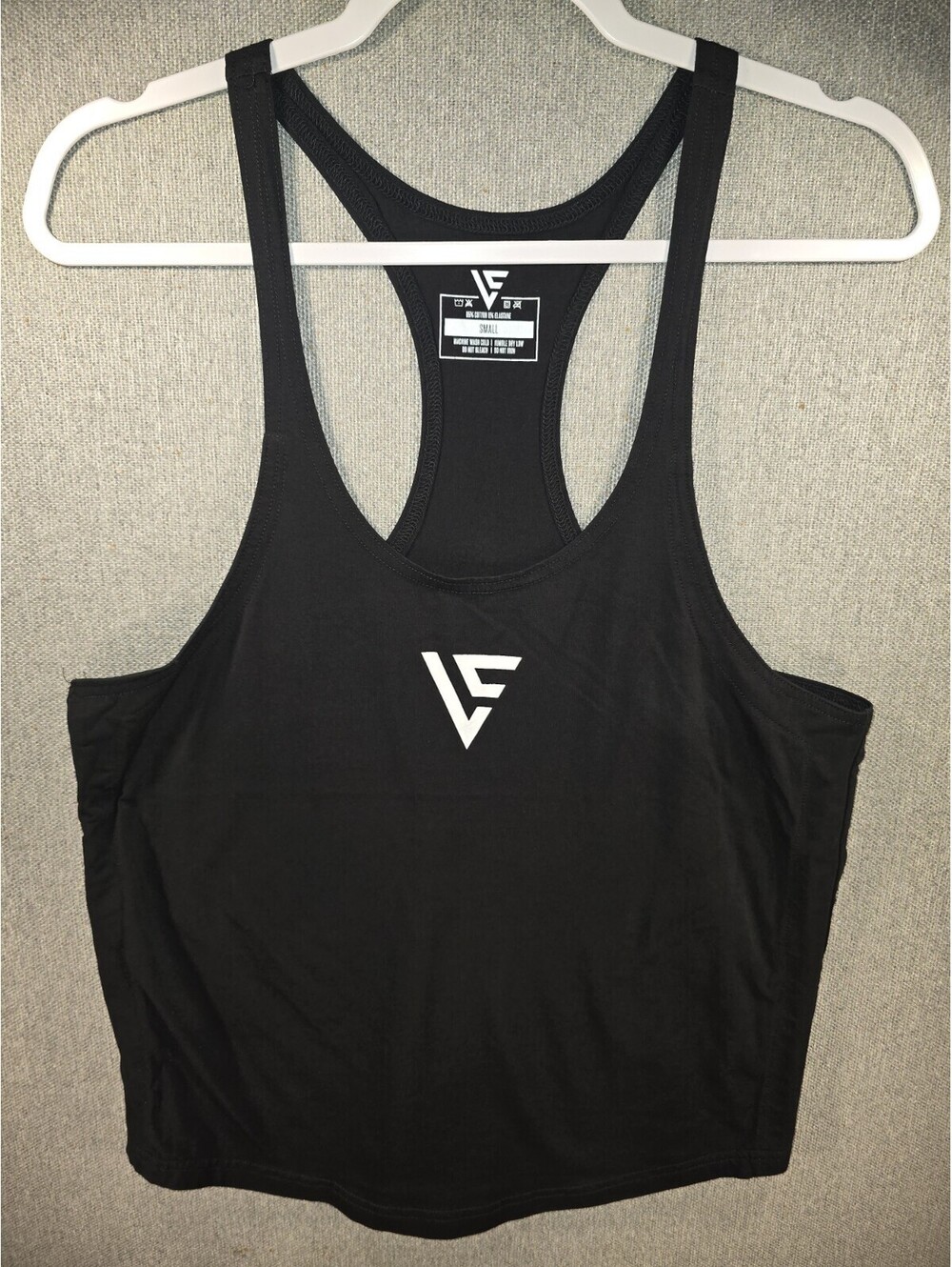 True Victory Black Legacy Racerback Tank Top Perfect Stringer Small